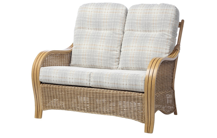 Sumatra Rattan Range in Light Oak - Sumatra 2 Seat Sofa Light Oak