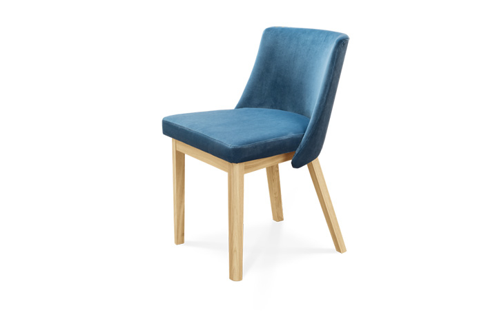 Annika Modern Oak Collection - Sigala Oak Dining Chair With Straight Legs