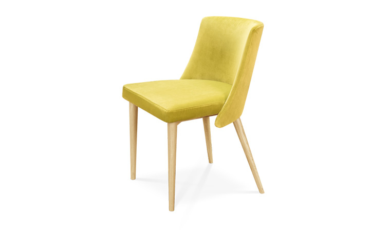 Annika Modern Oak Collection - Sigala Oak Dining Chair With Turned Legs