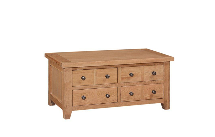 Oak Coffee Tables - Royal Oak Storage Coffee Table