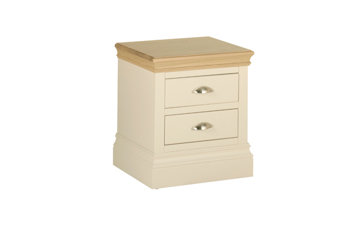 Painted 2 Drawer Bedside Cabinets - Barden Painted 2 Drawer Bedside