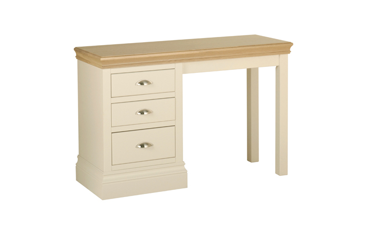 Dressing Tables & Stools - Barden Painted Single Pedestal 3 Drawer Dressing Table