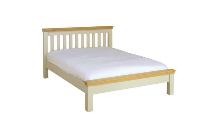 5ft Kingsize Hardwood Bed Frames - Barden Painted 5ft Kingsize Low Foot End Bed Frame