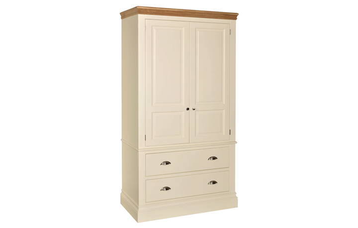 Barden Painted Collection - Barden Painted Gents Wardrobe With 2 Drawers
