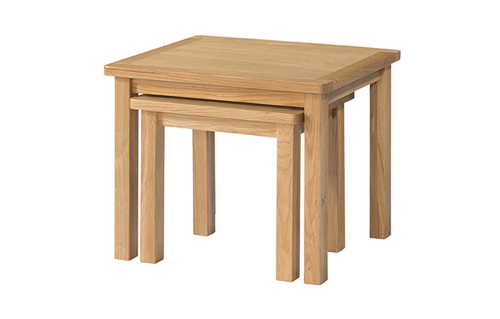 Thornby Oak Collection - Thornby Oak Nest Of 2 Tables