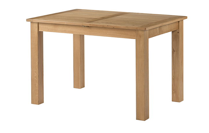 Thornby Oak Collection - Thornby Oak 120-155cm Extending Dining Table