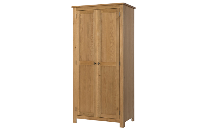 Thornby Oak Collection - Thornby Oak Double Full Hanging Wardrobe