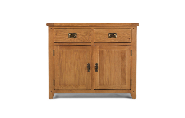 Knebworth Rustic Oak Collection - Knebworth Rustic Oak Standard 2 Door 2 Drawer Sideboard