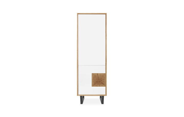 Annika Modern Oak Collection - Annika Modern Oak Tall 2 Door Cupboard