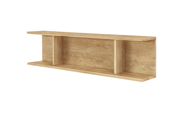 Kitchen Cupboards & Units  - Annika Modern Oak Wall Hanging Shelf