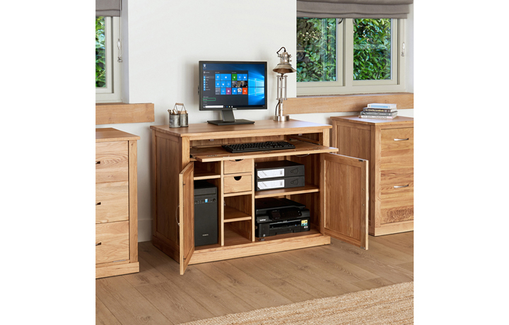 Pacific Oak Furniture Range - Pacific Oak Hidden Home Office