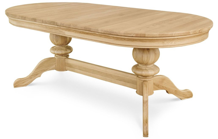 Oak Dining Tables - Lancaster Solid Oak 200-250cm Extending Dining Table