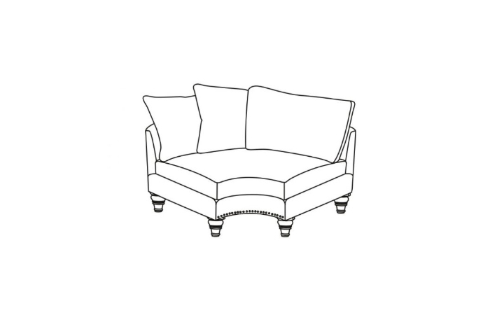  Corner Sofas - Keaton Curved Corner