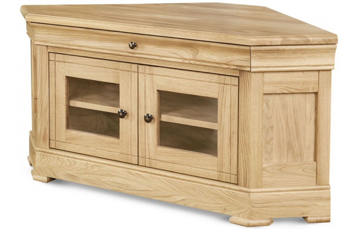 Lancaster Solid Oak Collection - Lancaster Solid Oak Corner TV Unit