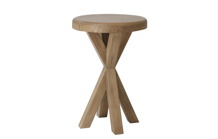 Ambassador Oak Collection - Ambassador Oak Round Side Table