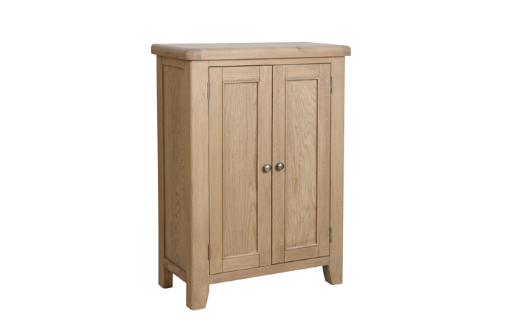 Ambassador Oak Collection - Ambassador Oak Shoe Cabinet