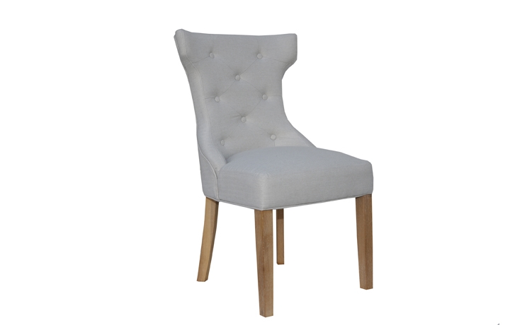 Chairs & Bar Stools - Grace Natural Upholstered Dining Chair