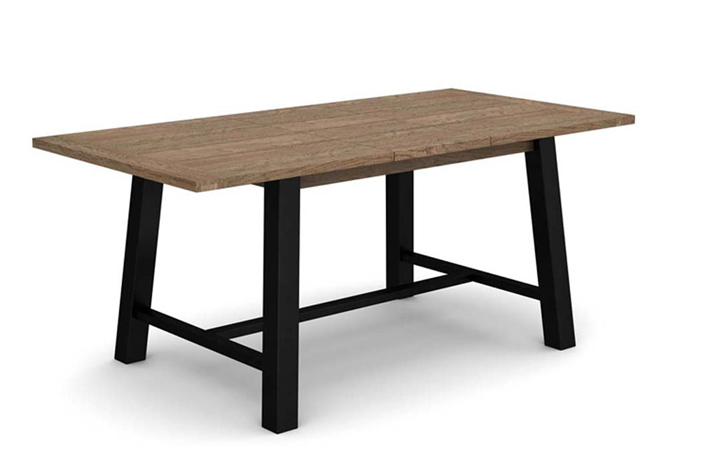 Dining Tables - Loft Industrial Oak 140-180cm Extending Dining Table