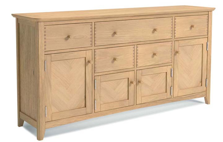 Carnaby Oak Collection - Carnaby Oak Extra Large Sideboard