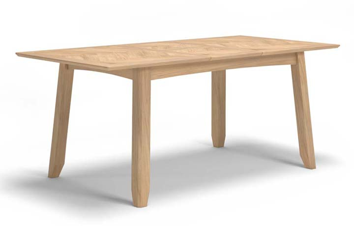 Carnaby Oak Collection - Carnaby Oak 140-180cm Extending Dining Table