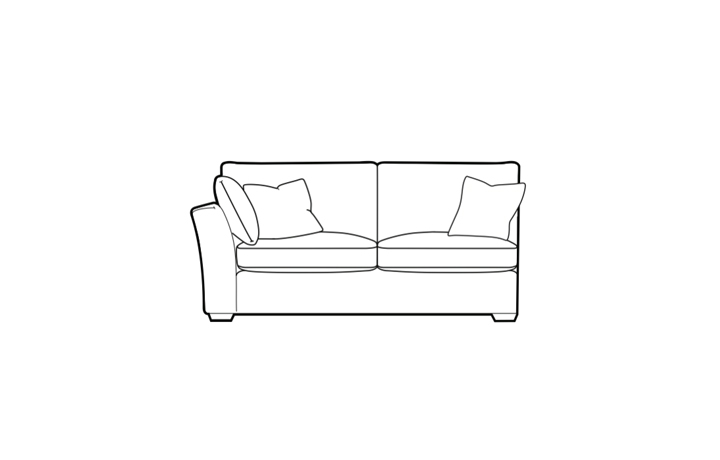  Corner Sofas - Maxwell Large 2 Seater 1 Arm 