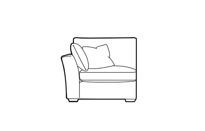  Corner Sofas - Maxwell Large 1 Seater 1 Arm Sofa