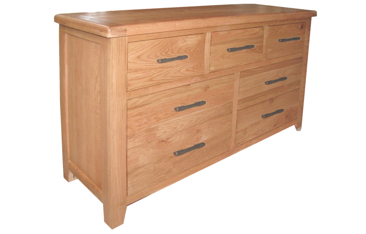 Oak Chest Of Drawers - Hamilton Oak 3 Over 4 Chest Of Drawers 