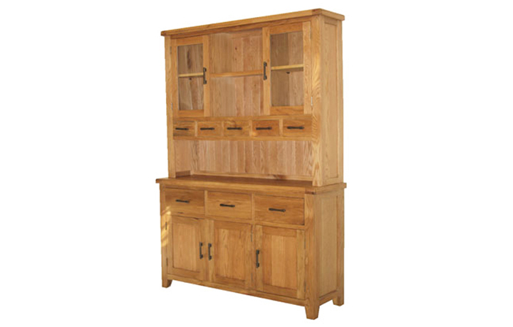 Hamilton Oak Collection - Hamilton Oak Large Dresser Top Only
