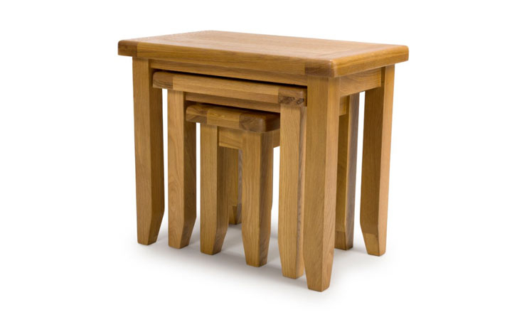 Hamilton Oak Collection - Hamilton Oak Nest Of Tables 