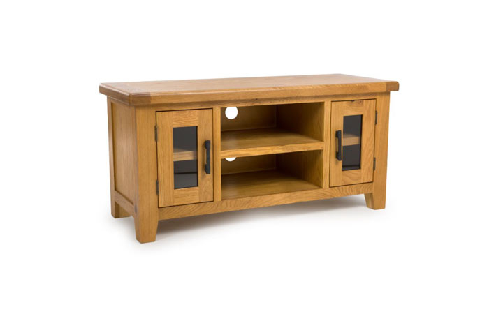 Oak Standard TV Units - Hamilton Oak Large TV Unit