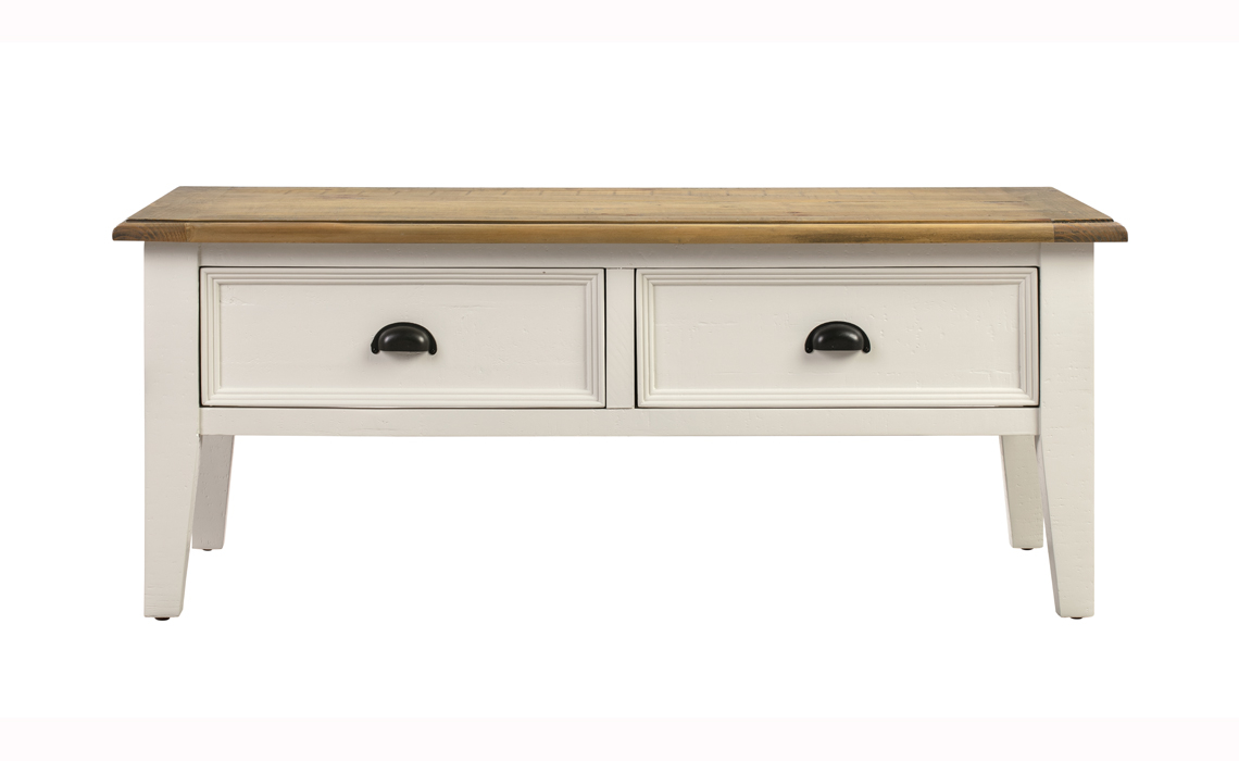 Thetford Painted Pine Range - Thetford Painted Coffee Table With Drawers
