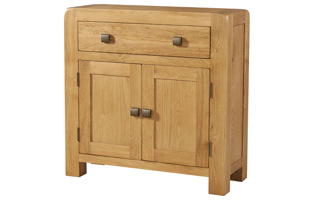 Tunstall Oak Collection - Tunstall Oak 2 Door 1 Drawer Sideboard