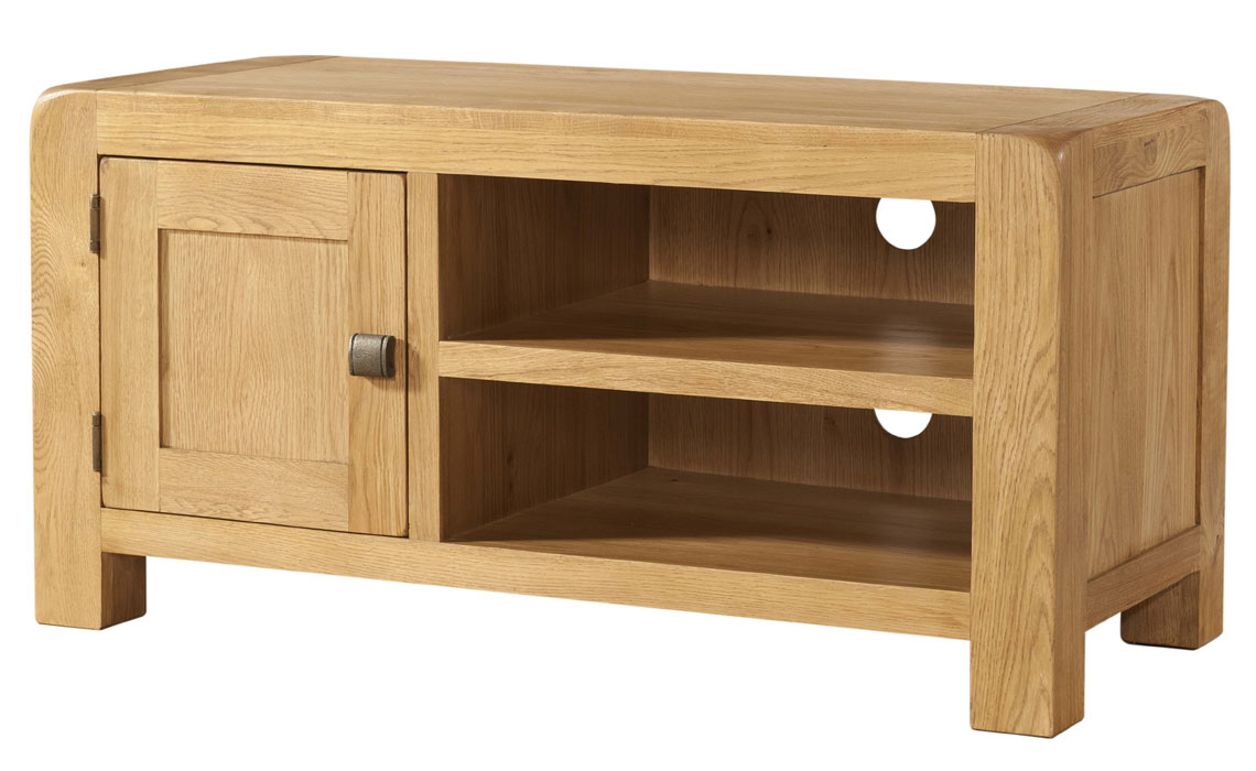 Oak Standard TV Units - Tunstall Oak Standard TV Unit