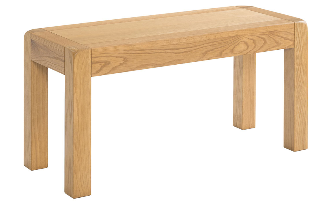 Tunstall Oak Collection - Tunstall Oak 90cm Bench