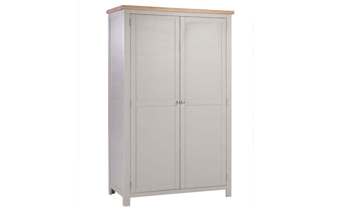 Painted 2 Door Wardrobes - Lavenham Painted Full Hanging Double Wardrobe