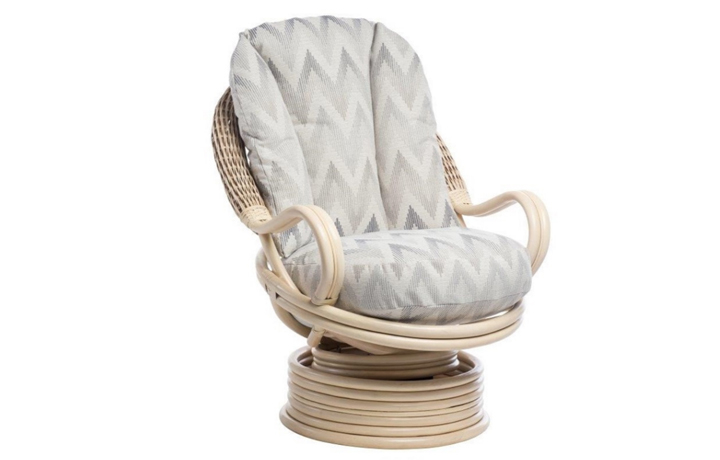 Arlington Cane Range in Natural Wash - Arlington Deluxe Swivel Rocker