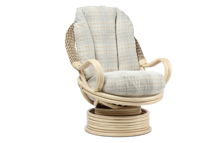 Dillon Rattan Range in Natural Wash - Charlton Deluxe Swivel Rocker