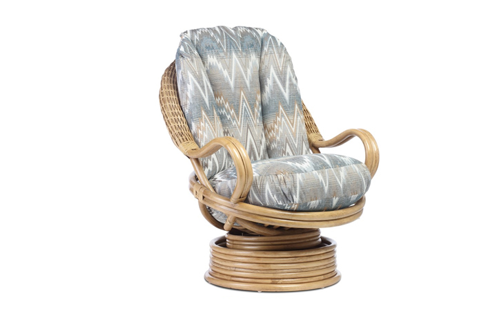 Jakarta Range in Natural Wash - Jakarta Light Oak Deluxe Swivel Rocker Chair