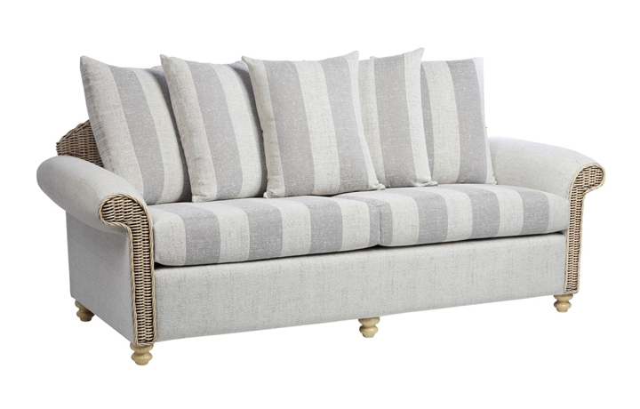 Sonora Natural Wash Range - Sonora 3 Seater Scatterback Sofa