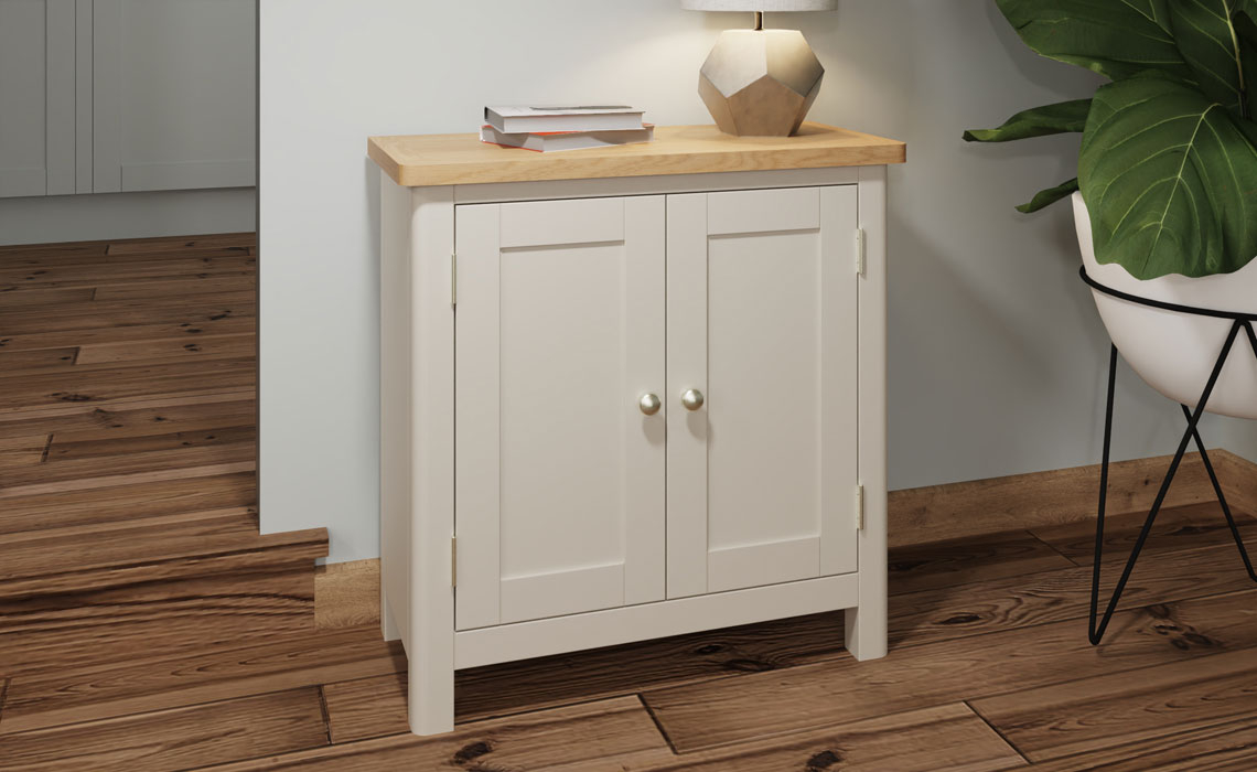 Painted Sideboards - Woodbridge Truffle Grey Painted Small Sideboard