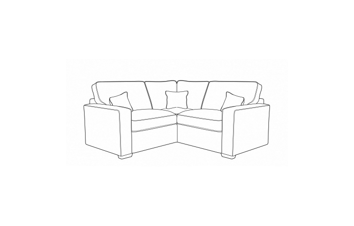  Corner Sofas - San Francisco Compact Corner Suite Pillow Or Standard Back 