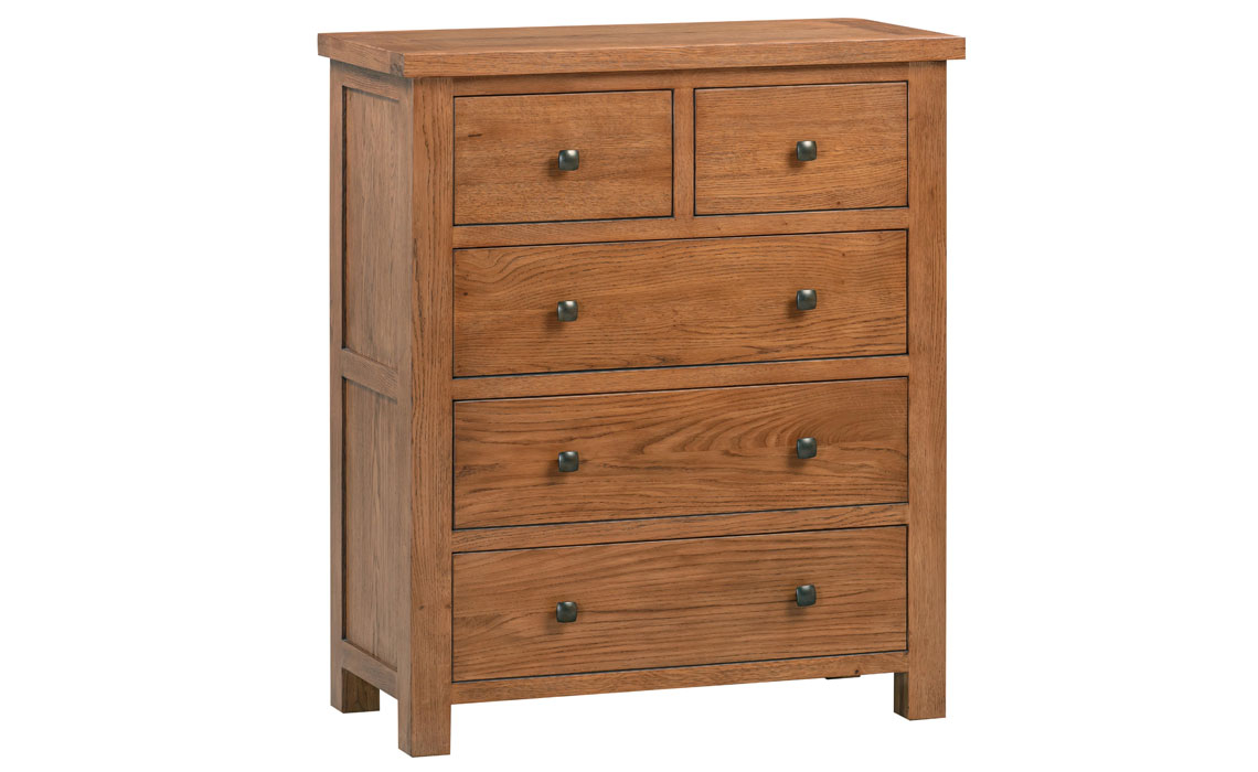 Lavenham Rustic Oak Range - Lavenham Rustic Oak 2 Over 3 Chest