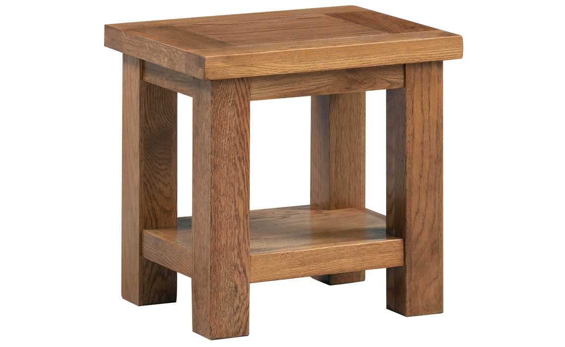 Lavenham Rustic Oak Range - Lavenham Rustic Oak Lamp Table