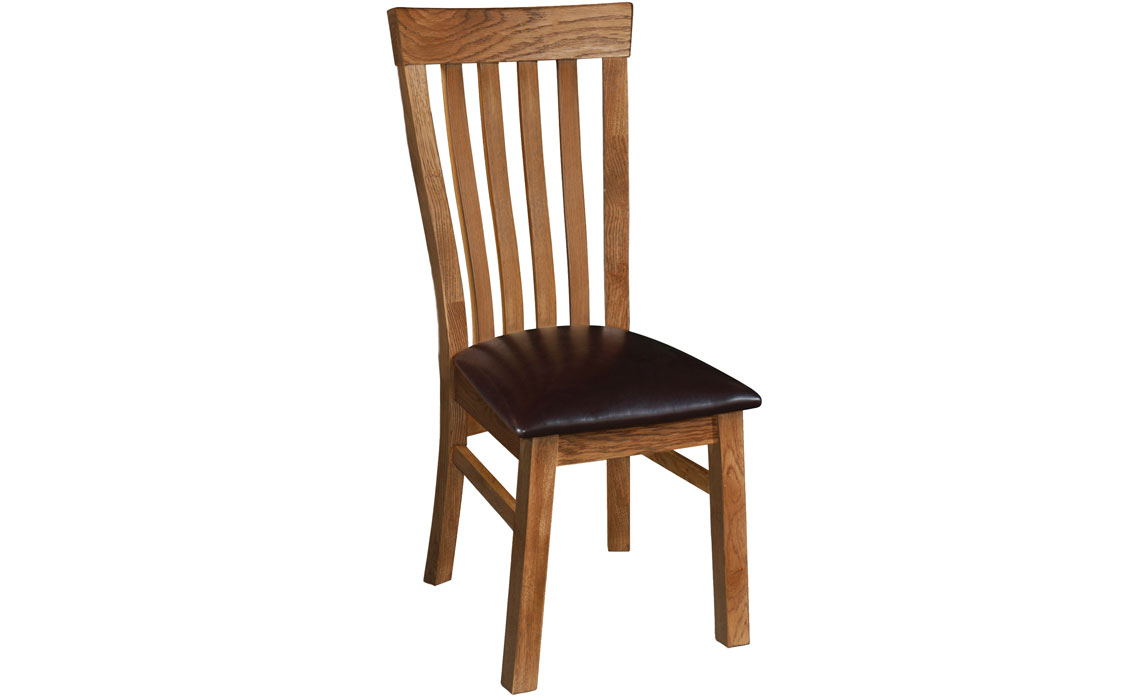 Oak Dining Chairs - Lavenham Rustic Oak Toulouse Chair