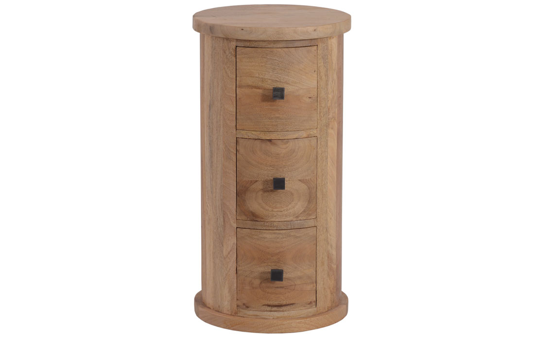 Stylish Occasional Pieces - Silvasa Solid Mango 3 Drawer Chest