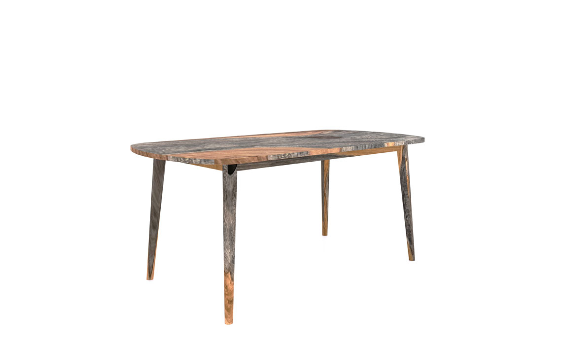 Goa Solid Sheesham Collection - Goa Solid Sheesham 135cm Dining Table