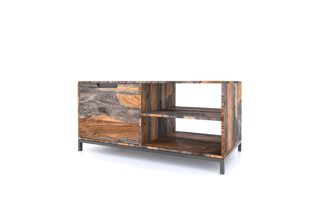 Sheesham Coffee Tables - Goa Solid Sheesham Coffee Table / TV Unit