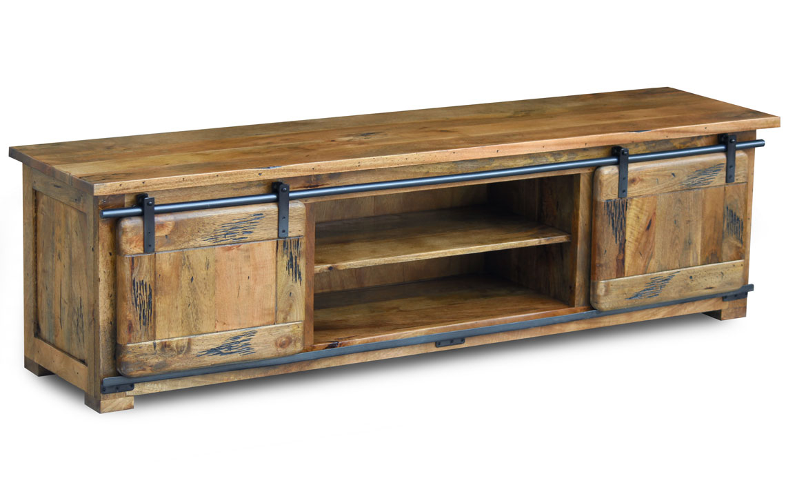 TV Cabinets - Raipur Solid Mango Large TV Unit