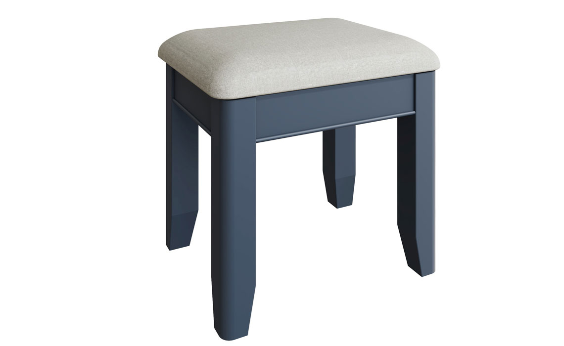 Dressing Tables & Stools - Ambassador Blue Storage Stool