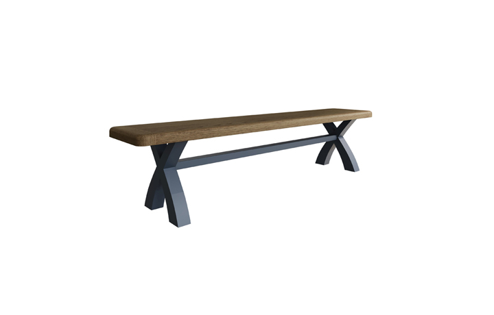 Painted Benches - Ambassador Blue 200cm Bench 